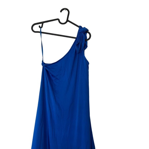 Diane Von Furstenberg Silk Giri One-Shoulder Knee length Dress - Picture 3 of 6